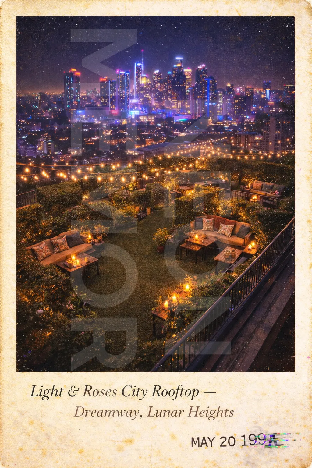Light & Roses City Rooftop — Dreamway Edition